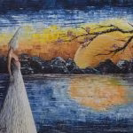 Osaka 2015 - olio su tela tecnica spatola