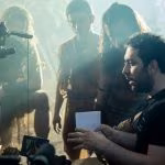 Il regista Matteo Rovere sul set della serie tv Sky Romulus (ph. Francesca Fago)