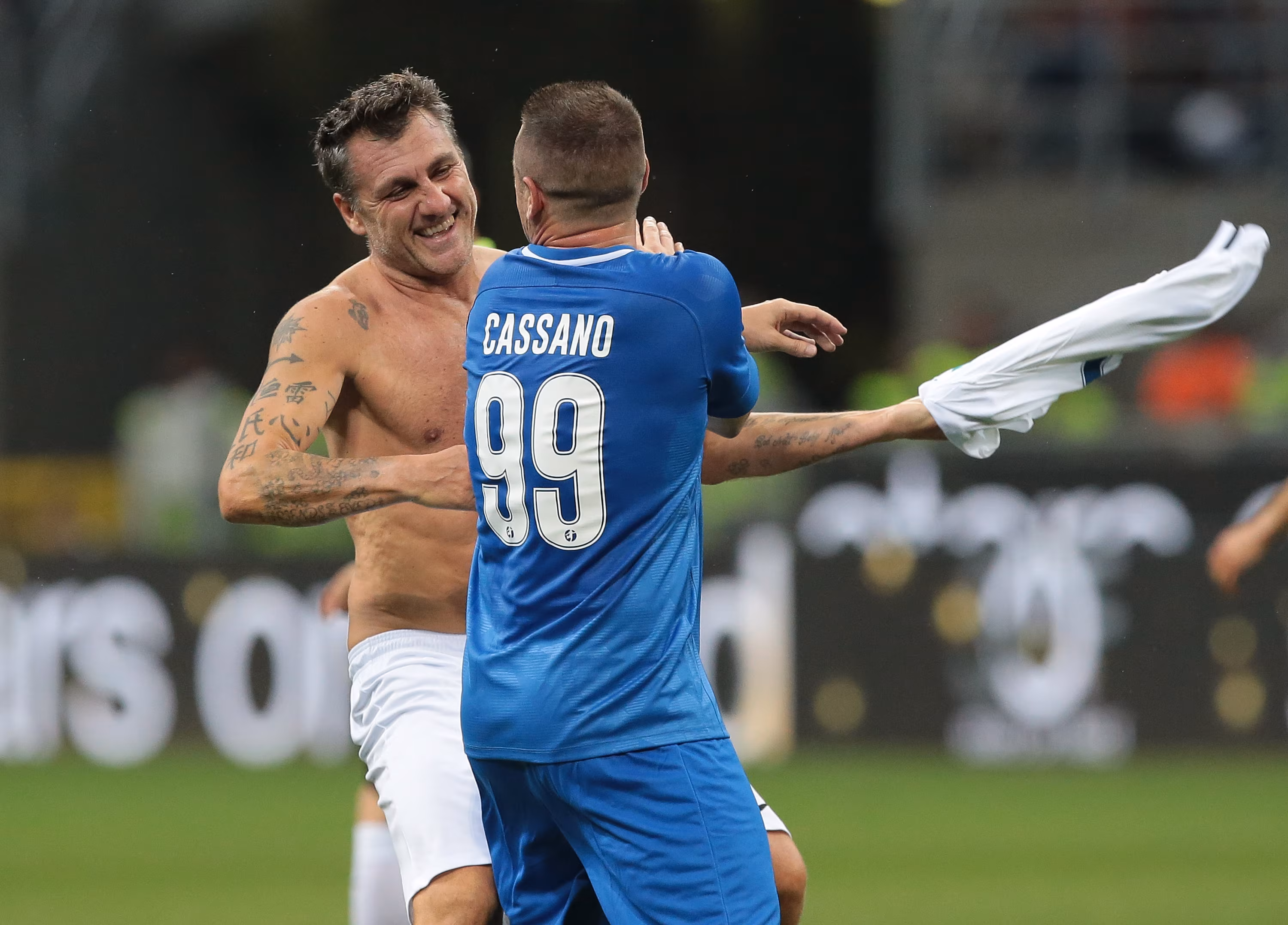 Antonio Cassano e Bobo Vieri