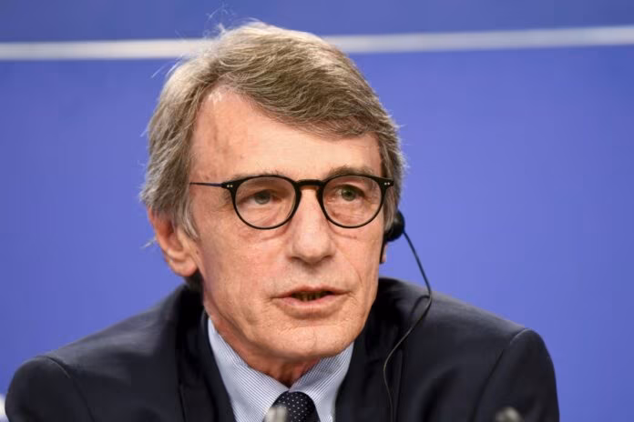 DAVID SASSOLI, PRESIDENTE PARLAMENTO EUROPEO