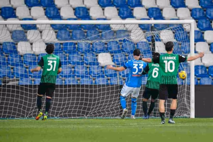 Gol, spettacolo ed emozioni: Sassuolo-Napoli finisce 3-3