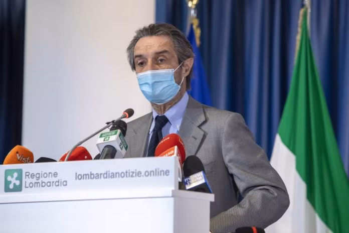 Vaccini in Lombardia, Fontana “Chiesto passo indietro a Cda Aria”