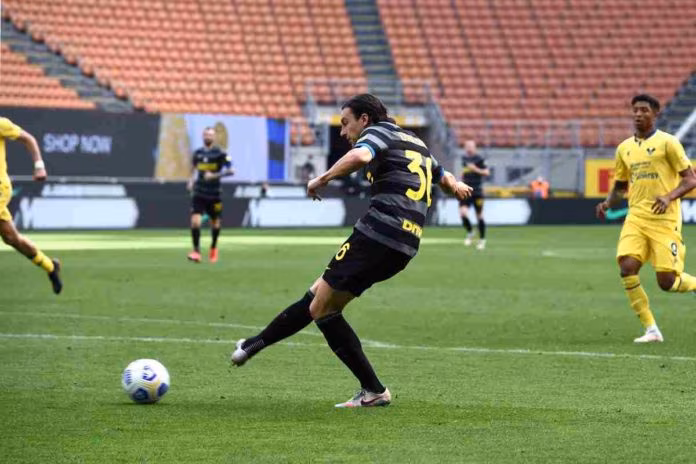 L’Inter batte il Verona di misura, decide Darmian