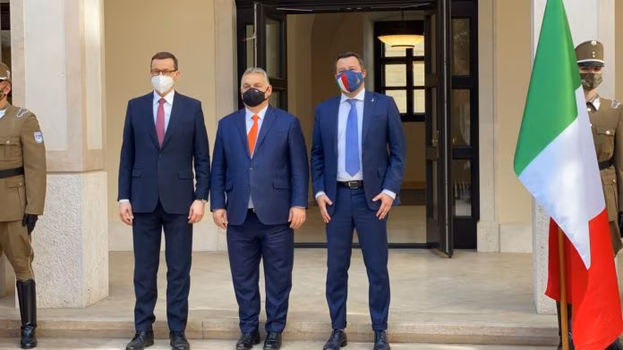 Salvini incontra premier Ungheria e Polonia per “Rinascimento europeo”