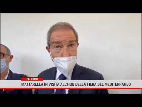 Il Presidente della Repubblica in visita all'Hub della Fiera del Mediterraneo