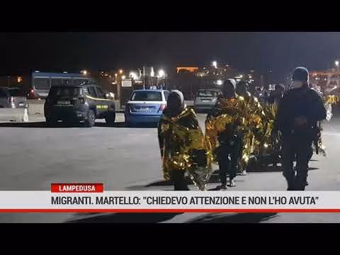 Lampedusa. Migranti