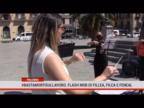 Palermo. #Bastamortisul lavoro