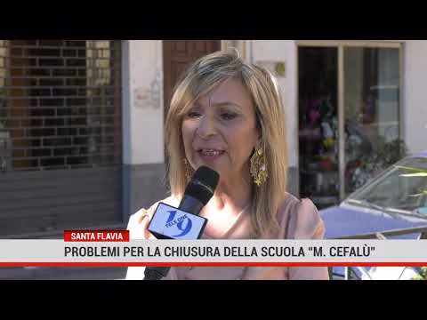 Santa Flavia. Problemi per la chiusura della scuola" M