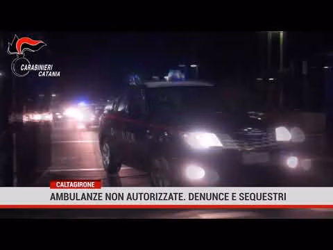Caltagirone. Ambulanze non autorizzate