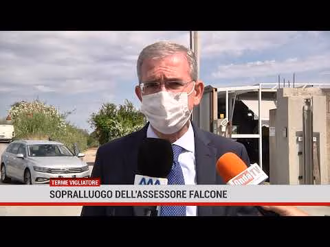 L’assessore regionale Marco Falcone in visita a Terme Vigliatore e Rodì Milici