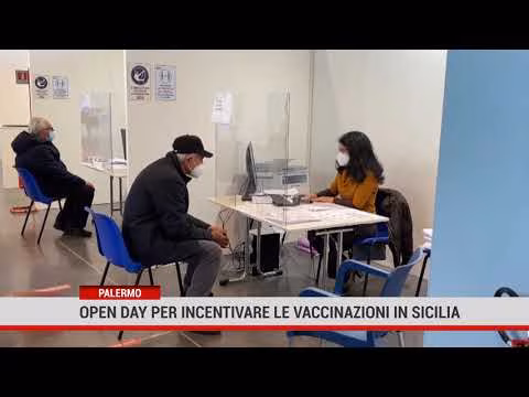 Open day per incentivare le vaccinazioni in Sicilia