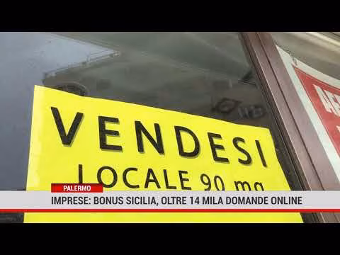 Palermo Imprese: bonus sicilia, oltre 14 mila domande online