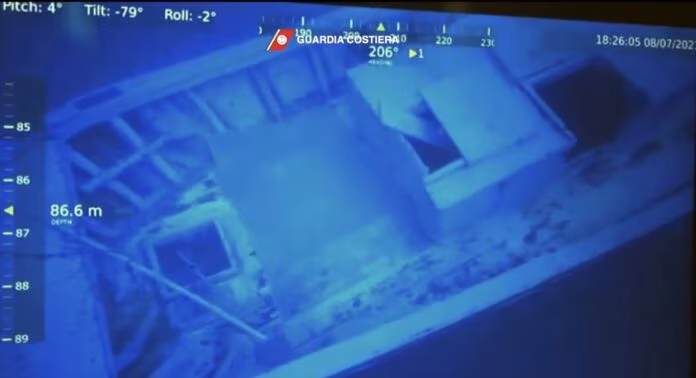 Robot individua relitto naufragio Lampedusa,trovati 9 cadaveri migranti