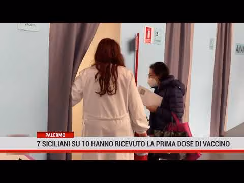 7siciliani su 10 hanno ricevuto la prima dose di vaccino