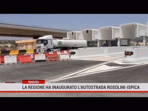 La Regione ha inaugurato l’autostrada Rosolini-Ispica