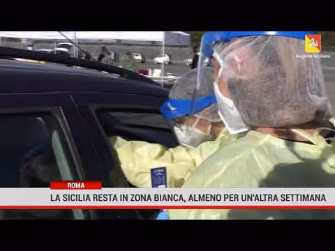 La Sicilia resta in zona bianca, almeno per un'altra settimana