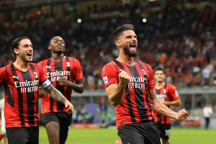 Milan a valanga sul Cagliari, doppietta Giroud