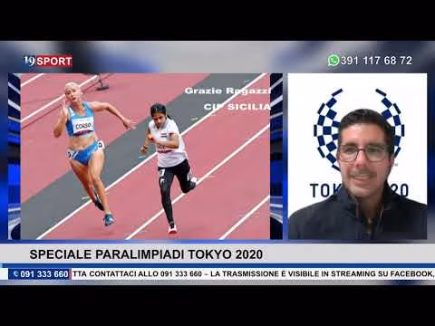 19SPORT PARALIMPIADI TOKYO2020 DEL 3.9.2021 con Carolina Costa, F.La Versa, C.Greco e S.Mussoni.