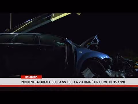 Bagheria. Incidente mortale sulla SS 133