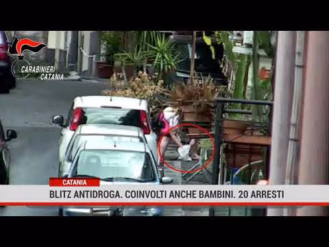 Catania. Blitz antidroga. Coinvolti anche bambini