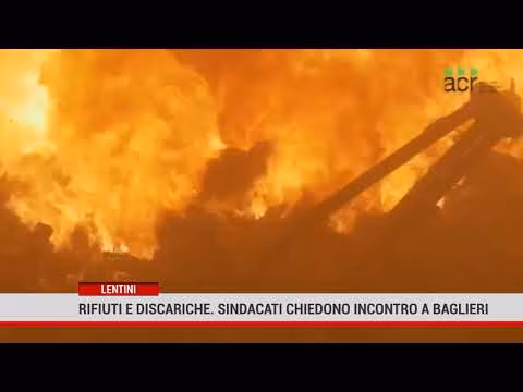 Lentini. Rifiuti e discariche