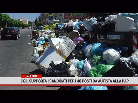 Palermo. La Cgil a supporto dei candidati per i 46 posti da autista alla Rap.