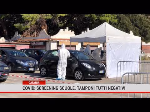 Catania. Covid: screening scuole