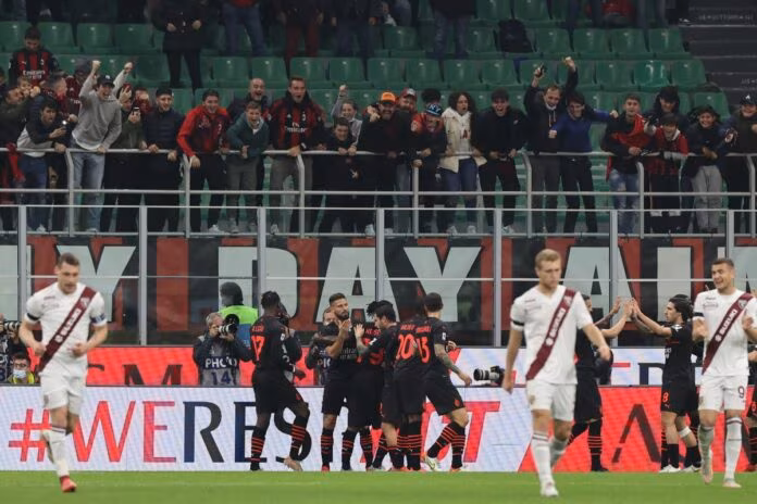 Giroud piega il Toro, Milan in testa aspettando il Napoli