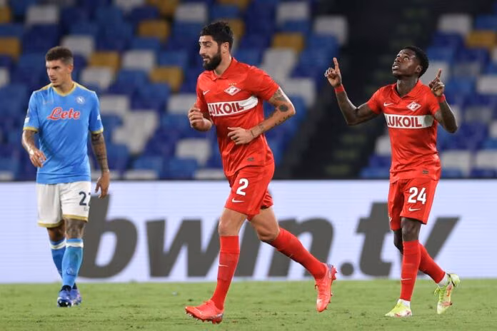 Napoli-Spartak Mosca 2-3, primo ko stagionale per i partenopei