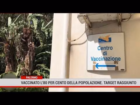 Palermo. Vaccinato l'80 per cento della popolazione