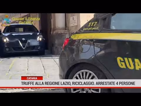 Catania. Truffe alla regione Lazio, riciclaggio