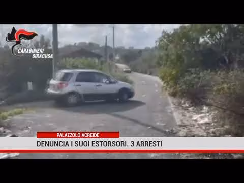 Palazzo Acreide. Denuncia i sui estorsori