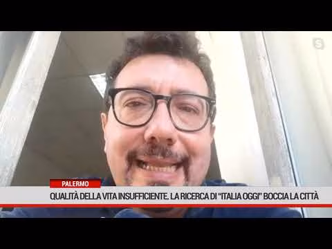 Palermo. Qualità della vita insufficiente