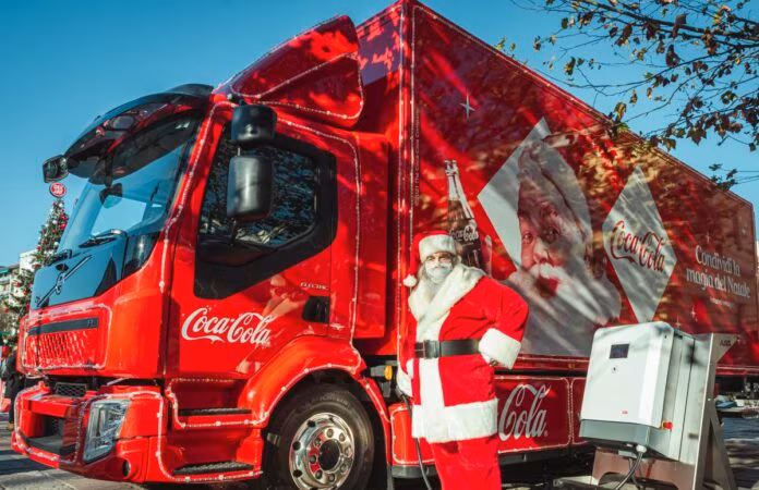 Babbo Natale viaggia in elettrico con ABB, Coca-Cola e Volvo Trucks
