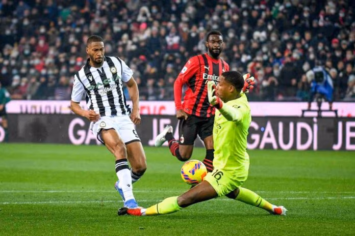 Ibra risponde a Beto, fra Udinese e Milan finisce 1-1