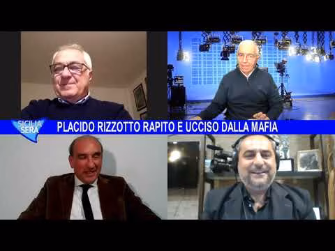 SICILIA SERA FILIPPO CUCINA PARLA DI PLACIDO RIZZOTTO CON IL NIPOTE PLACIDO, CON MANCUSO E MILLONZI