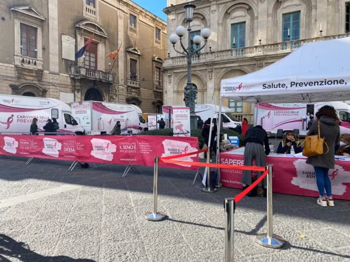 Fa tappa a Catania la “Carovana della Prevenzione” di Komen Italia