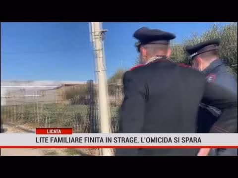 Licata. Lite familiare finita in strage