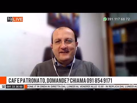 19LIVE CAF E PATRONATO "L'ASSEGNO UNICO" con il Dr. V.Prestigiacomo della Fenapi. 02.03