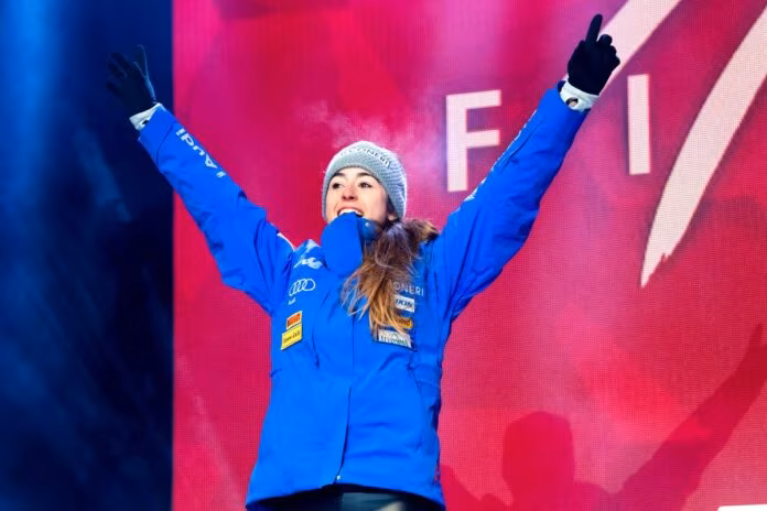Sofia Goggia vince la Coppa del mondo di Discesa