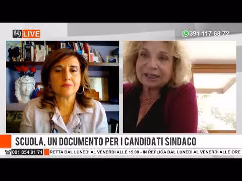 19LIVE - LA SCUOLA INCONTRA...RITA BARBERA CANDIDATA SINDACA con D.Crimi, e D.Cangialosi.