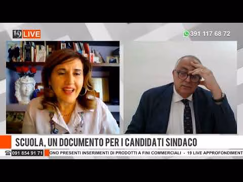 19LIVE - LA SCUOLA ROBERTO LAGALLA CANDIDATO SINDACO - con D.Crimi e G.Leone.