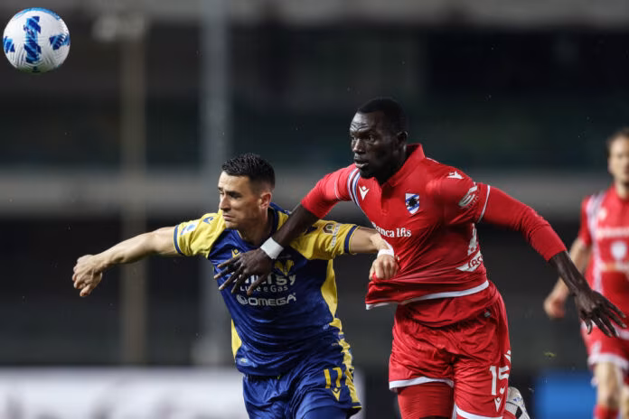 Caprari risponde a Caputo, Verona-Sampdoria 1-1