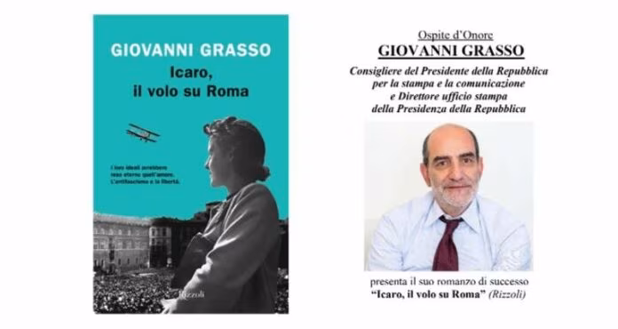 “Icaro, il volo su Roma”, Giovanni Grasso presenta il suo romanzo a Messina