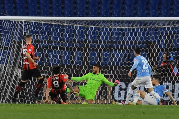 Il Milan batte in rimonta la Lazio, decide Tonali