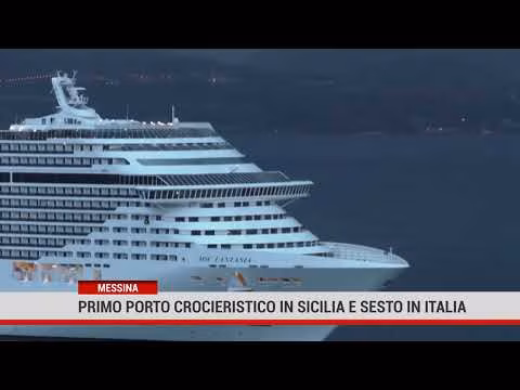 Messina, primo porto crocieristico in Sicilia e sesto in Italia