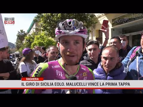 SPECIALE MEDIANEWS GIRO DI SICILIA Prima tappa Milazzo-Bagheria vince Matteo Malucelli
