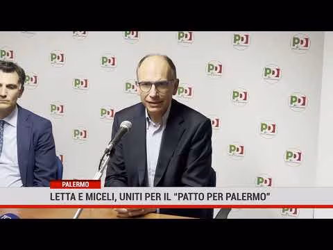 Letta e Miceli, uniti per il “Patto per Palermo”