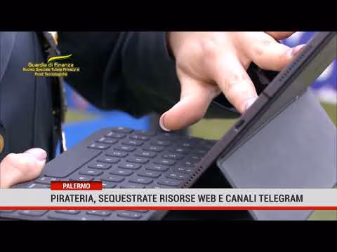 Pirateria audiovisiva, sequestrate risorse web e canali Telegram