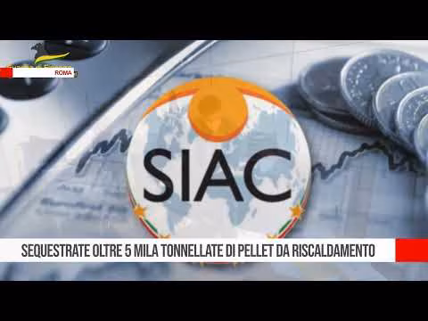 Frode e contraffazione. Sequestrate oltre 5 mila tonnellate di pellet da riscaldamento.